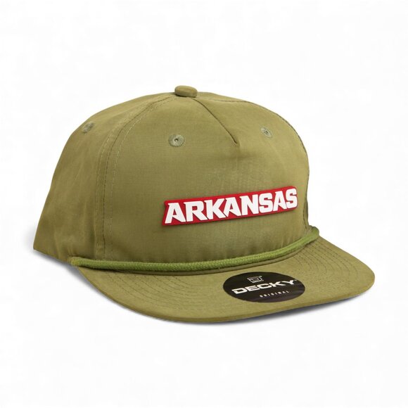 Arkansas Razorbacks ARKANSAS White 3D Classic Rope Hat- Loden - Picture 1 of 3
